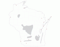 Selected Physical Landforms and State Parks of WI