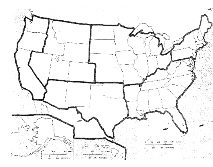 7 Regions of the United States Quiz