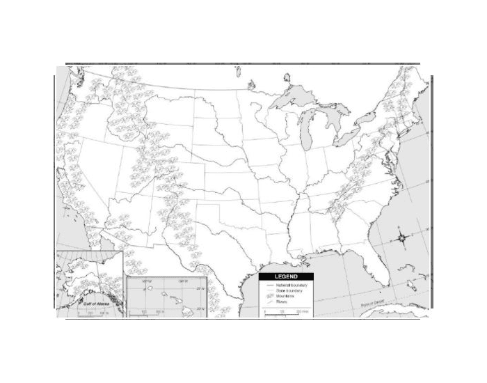 US Physical Map Basic Quiz