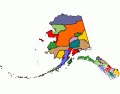 Alaska Boroughs and Census Areas