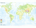 Mapa físic món