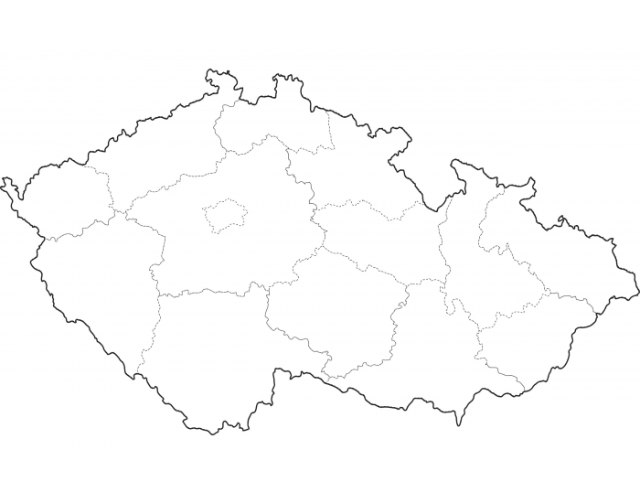 Slepá mapa - Jezera ČR Quiz