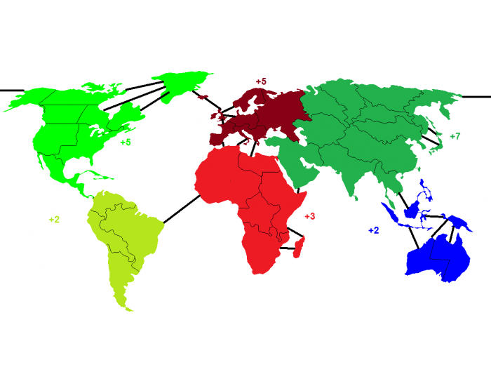Risk board continents Quiz