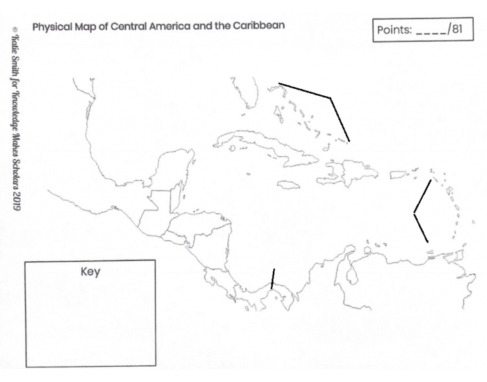 Central America Map General Quiz