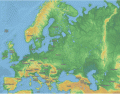 Európa topográfia