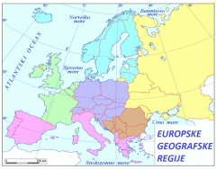 EUROPSKE GEOGRAFSKE REGIJE-EUROPEAN GEOGRAPHICAL R