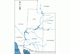 Colorado River, Places