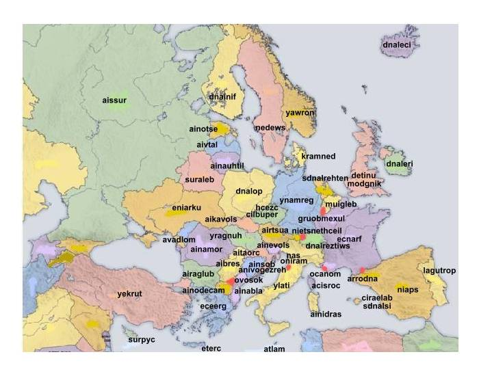 Mindboggling Map of Europe Quiz