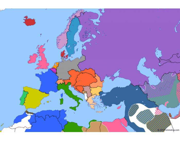 Political Map of Europe 1914 Quiz