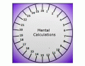 Mental calculations clock