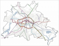 Important S-Bahn-Stations of Berlin