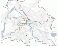 5 dots: Underground-Stations of Berlin