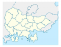 Cities of Gyeongsangnam-do, Korea
