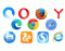 Web browsers companyies  logos