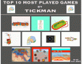Top 10 Most Played Games by tickman