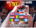 ONLY 0.01% CAN NAME ALL THE PLACES