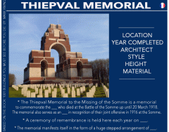Thiepval Memorial, Thiepval, France