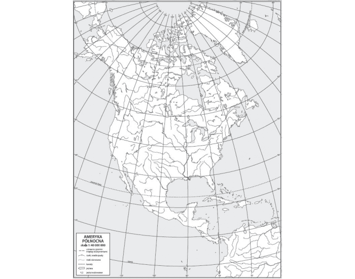 Ameryka Polnocna I Ameryka Poludniowa Sprawdzian Klasa 8 Odpowiedzi Mapa ogólnogeograficzna Ameryki Płn (klasa 8) Quiz