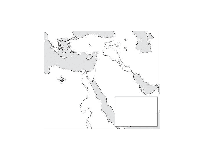 Britt Ancient Mesopotamia Map — Printable Worksheet