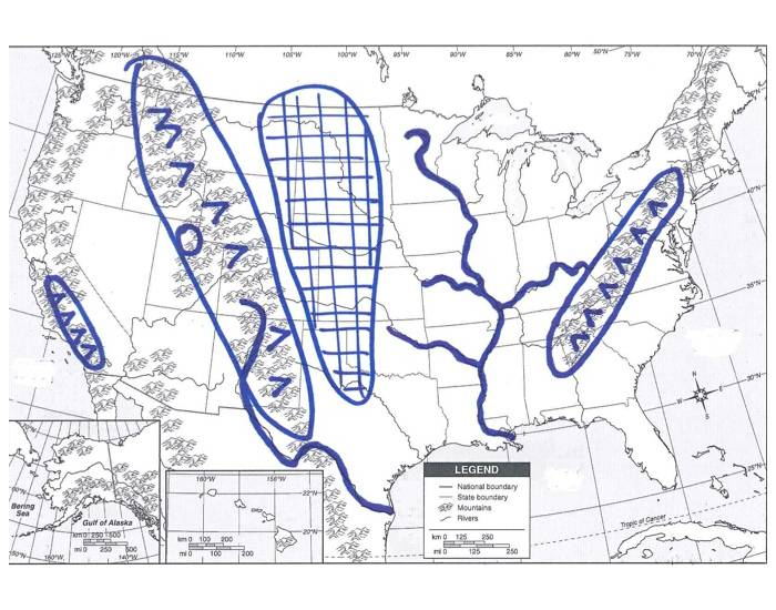 US Physical Map Quiz