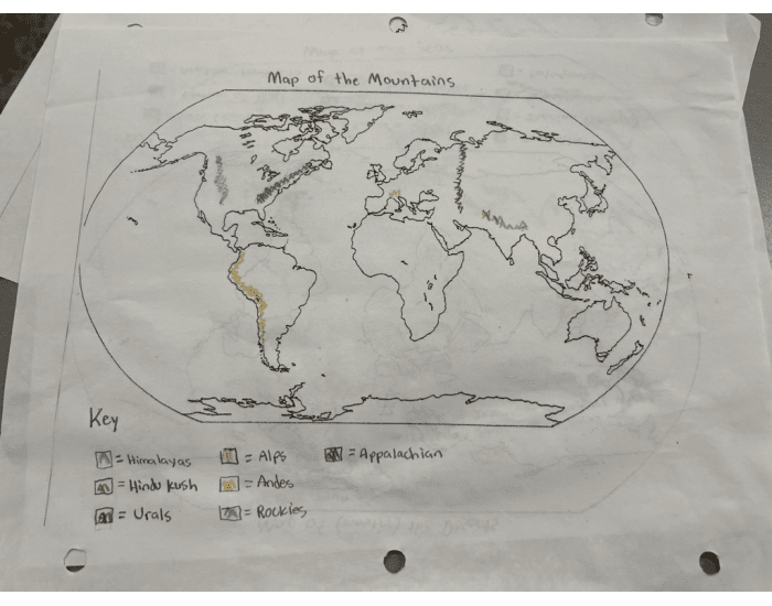 Map of the Mountains (Ap world) Quiz