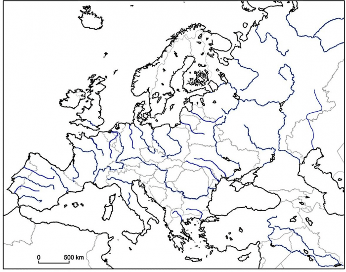 квиз за реките во Европа Quiz