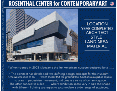 Rosenthal Center for Contemporary Art, OH, USA 