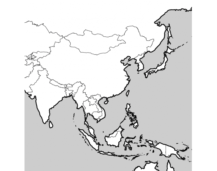 Asia Geography Game - Mild