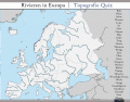 Rivieren in Europa | Topografie Quiz
