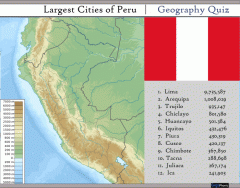 12 cities of Peru | Geography Quiz