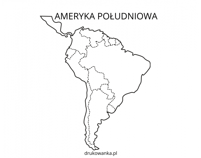 Stolice Ameryki Północnej I Południowej Stolice Ameryki Południowej — Printable Worksheet