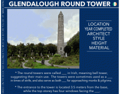 Glendalough Round Tower, Laragh, Ireland