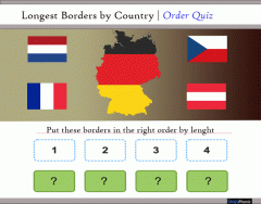 Longest border per Country | Order Quiz