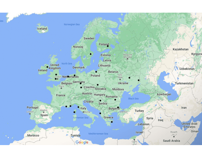 Locations Random Cities Random cities and towns in Europe Quiz