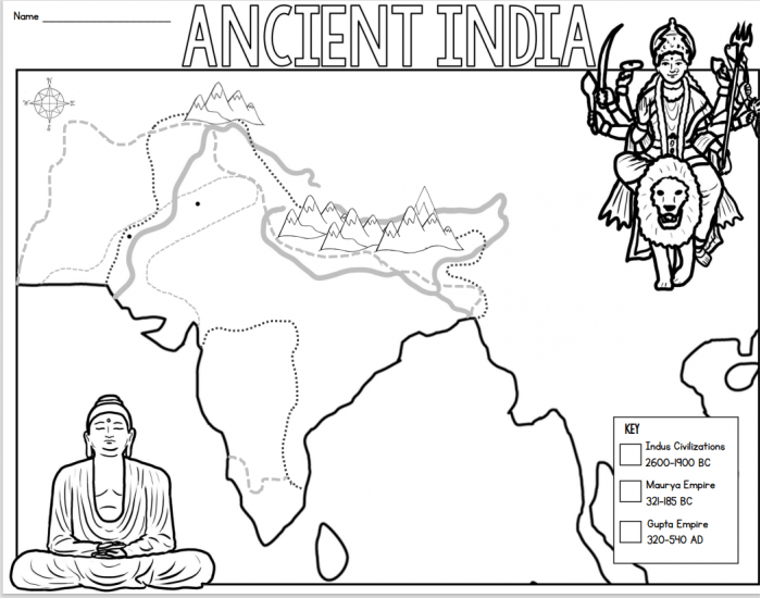 Ancient India Map Quiz