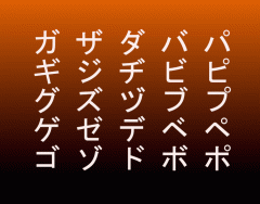 Japanese ~ Katakana Dakuten & Handakuten