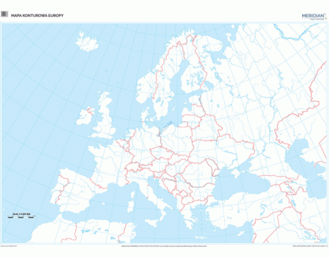 MAPA EUROPY - CIEŚNINY — Printable Worksheet