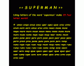 THE SCRABBLE BAT CHAMP #03 ~ 'SUPERMAN'