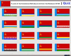 Flags of automonous Republics within Russian SFSR 