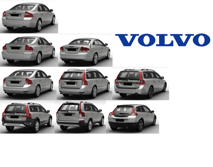 Volvo Rear Images Current Volvo Car Models (Back View) Quiz