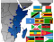 East Africa by Flag, Capital and Country