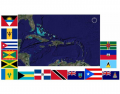 Countries and Flags  of the Carribean