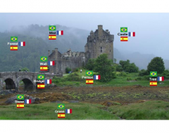 Multilingual Castle (Spanish, Portuguese, French, English)