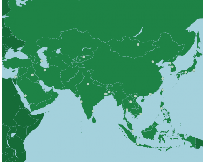 Azia Slepa Mapa Quiz 6350