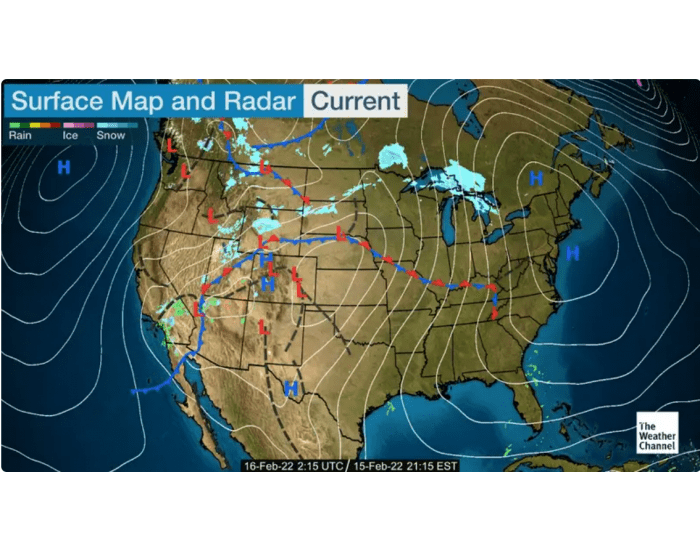 6.3.2 Reading a weather map Quiz