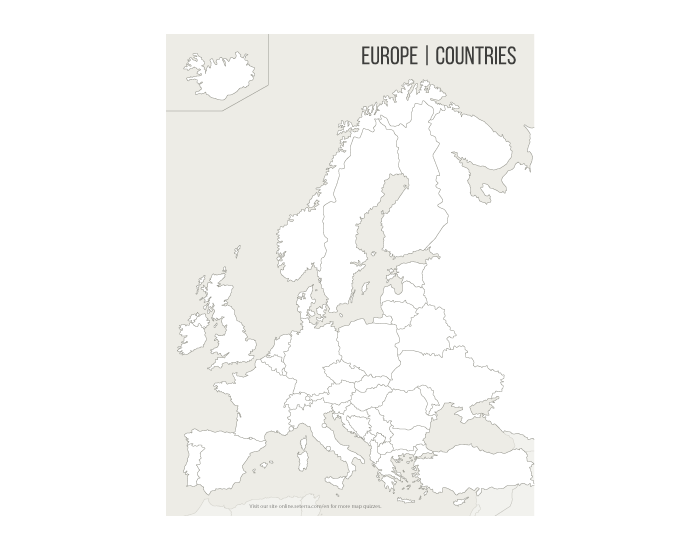 European Countries - Label Quiz European Countries - Label Quiz