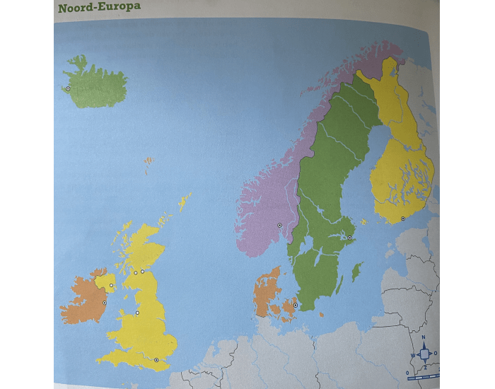 Meander groep 7 topo Noord Europa — Printable Worksheet