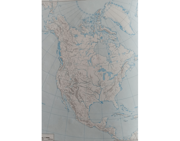 Severna Amerika - nema karta Quiz