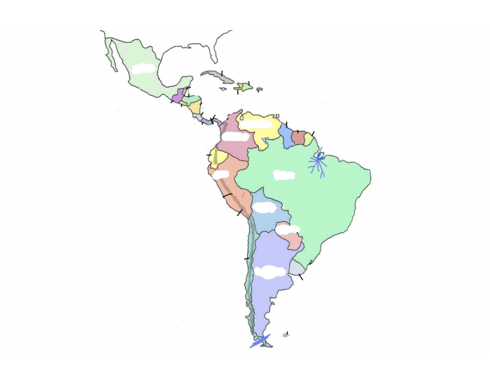 Latin America Random Latin America map Quiz