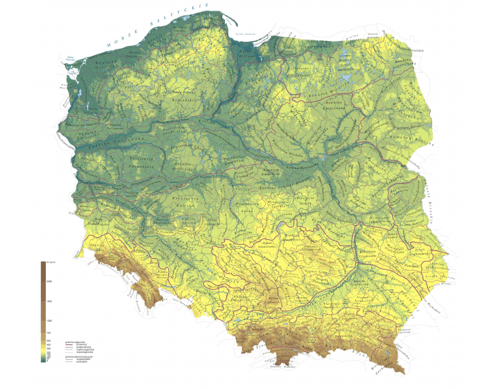 Polska-pobrzeża, pojezierza, niziny, wyżyny... Quiz